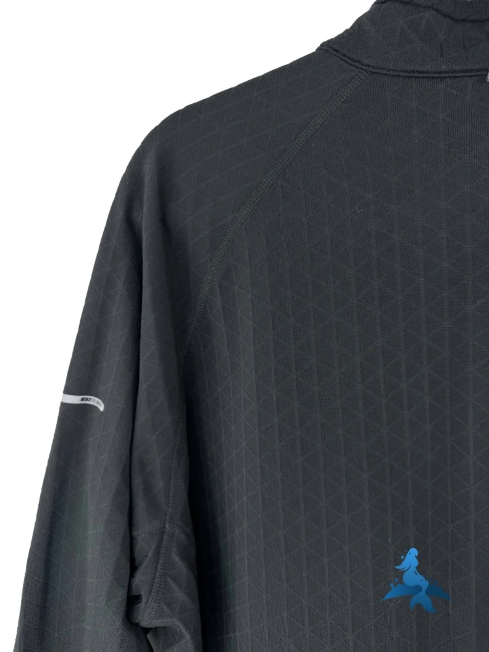 1291 NIKE Element Jacquard Half-Zip Running Top – XL – Black